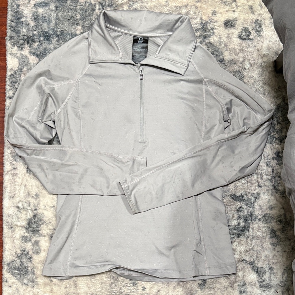 Under Armour Gray Quarter-Zip Sweatshirt